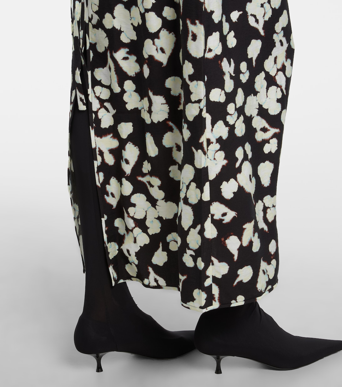 White Label Midikleid Waverly aus Twill | Proenza Schouler