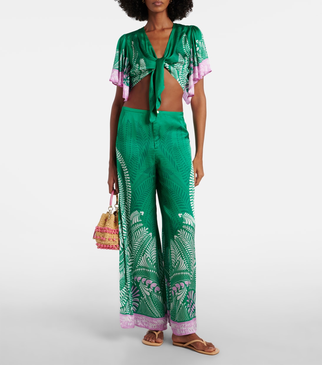 Pantalon ample Clea imprimé | Poupette St Barth