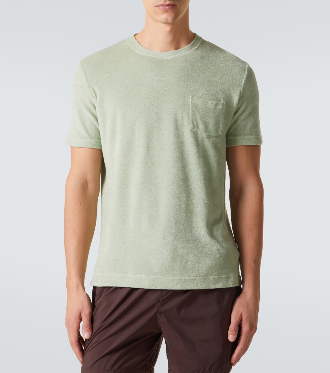 T-Shirt aus Baumwollfrottee | Fedeli