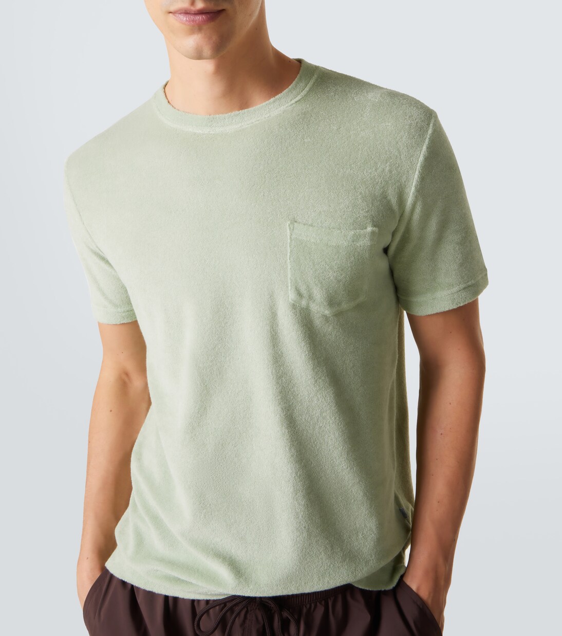 T-Shirt aus Baumwollfrottee | Fedeli