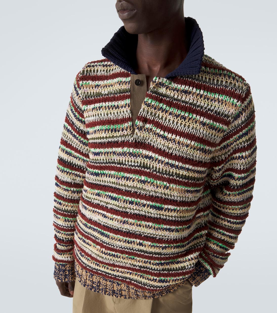 Polopullover aus einem Baumwollgemisch | Sacai