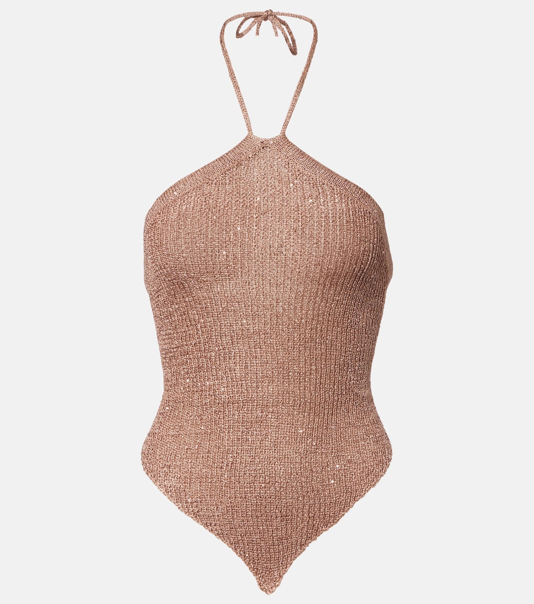 Liz sequined halterneck top | Bananhot