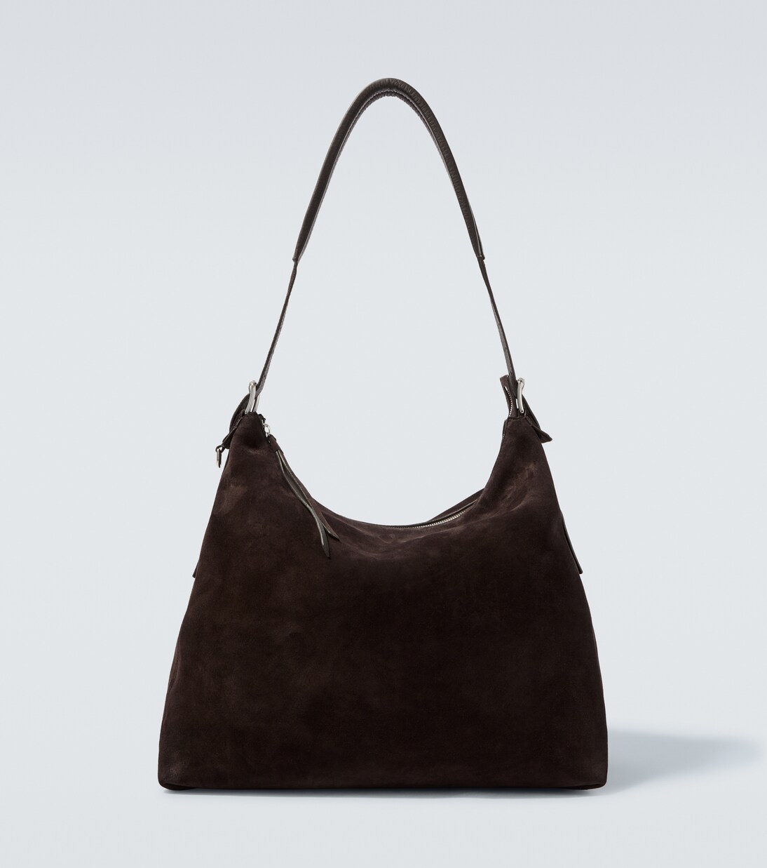 Belted suede shoulder bag | Lemaire