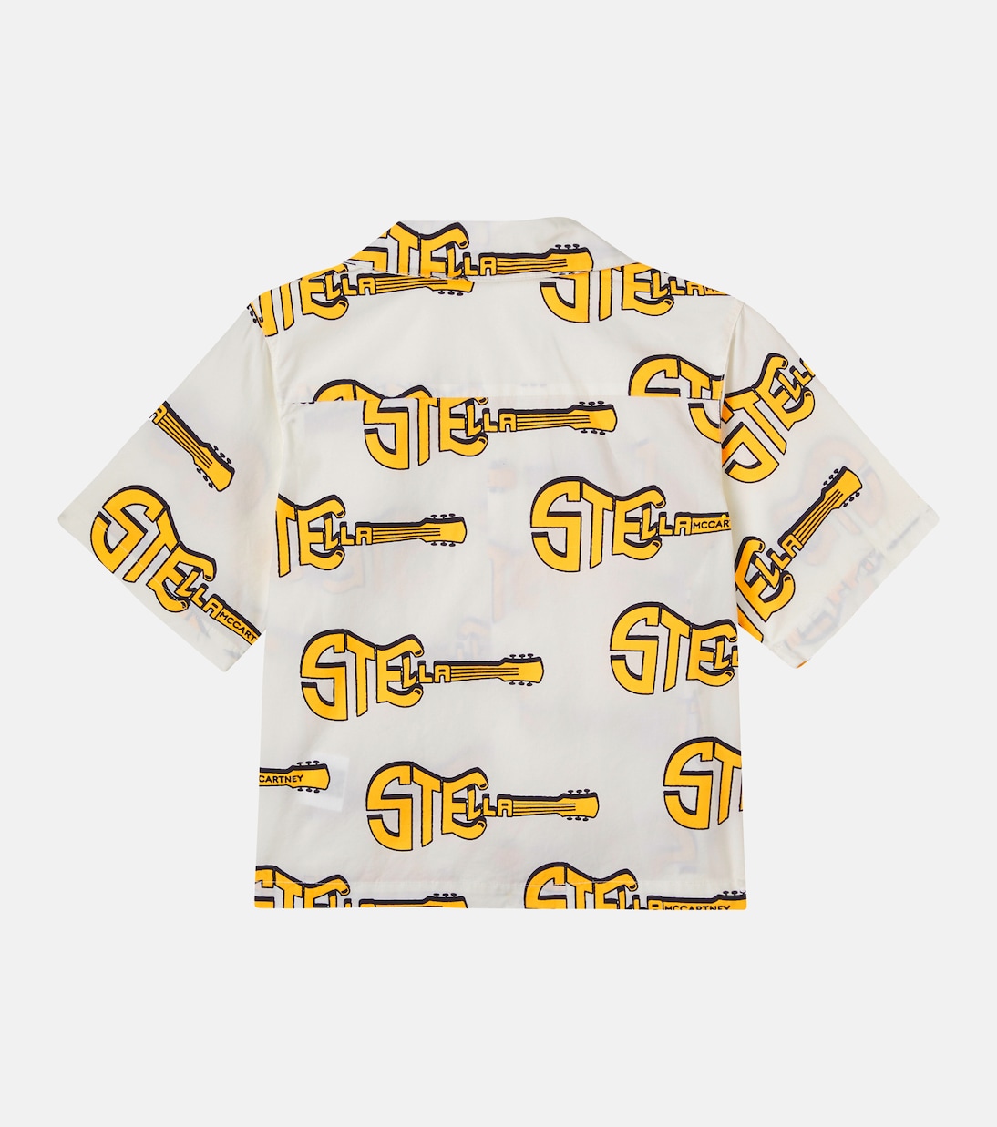 Chemise imprimée en coton à logo | Stella McCartney Kids