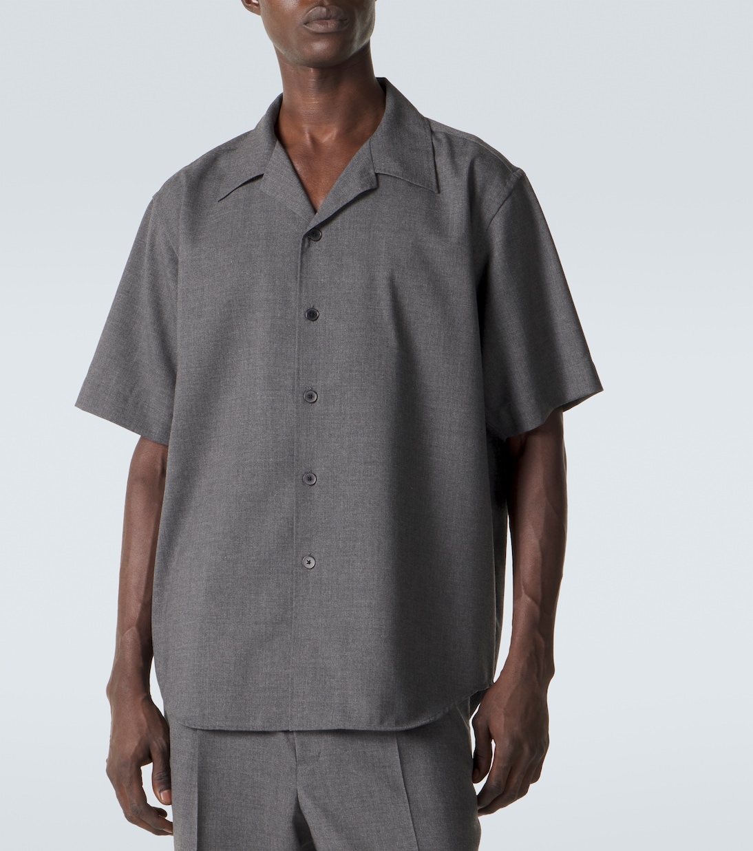 Cashmere poplin shirt | Auralee