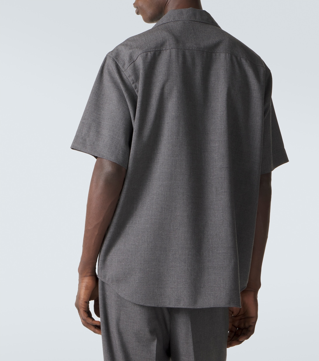 Cashmere poplin shirt | Auralee