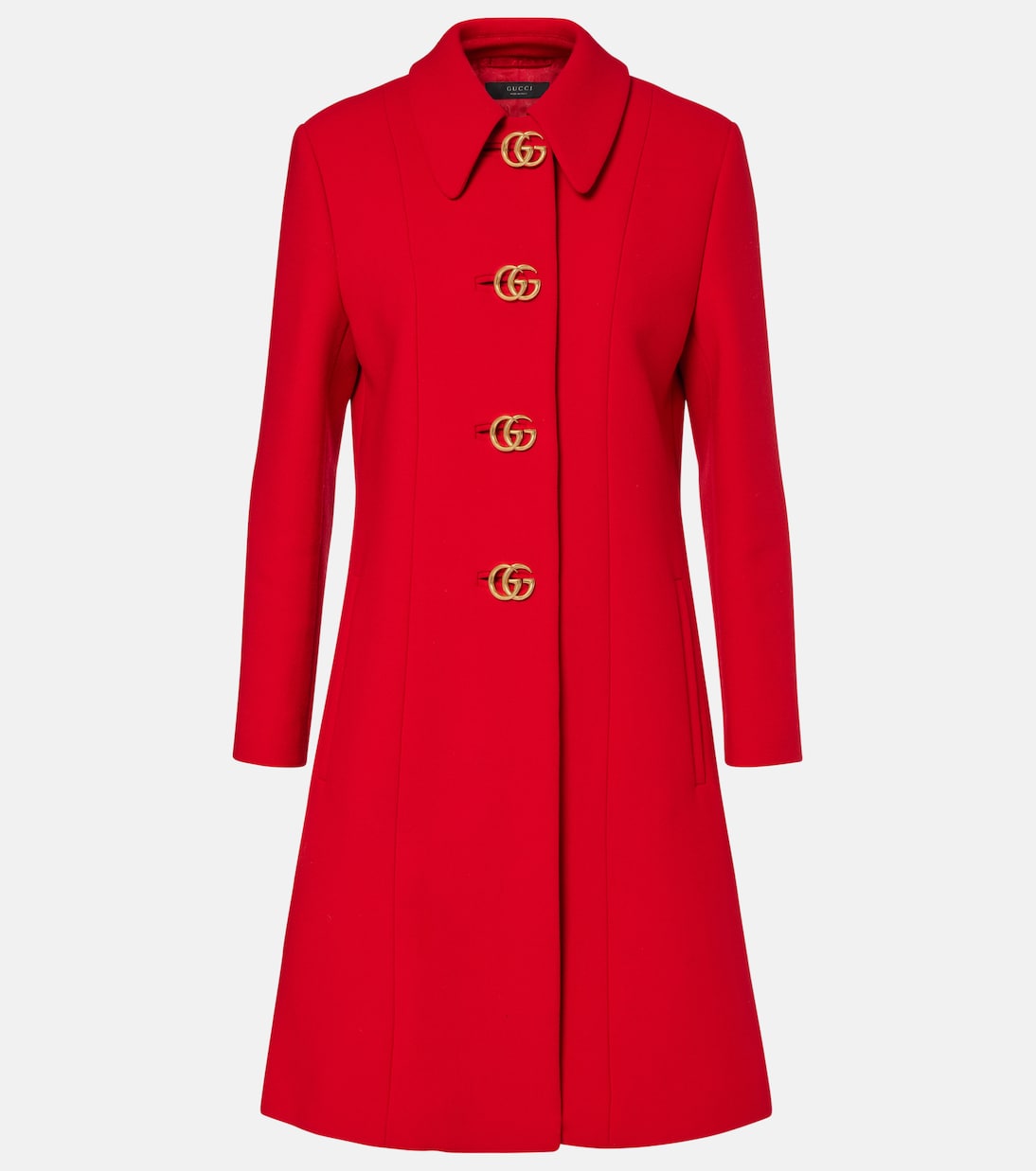 Double G wool coat | Gucci