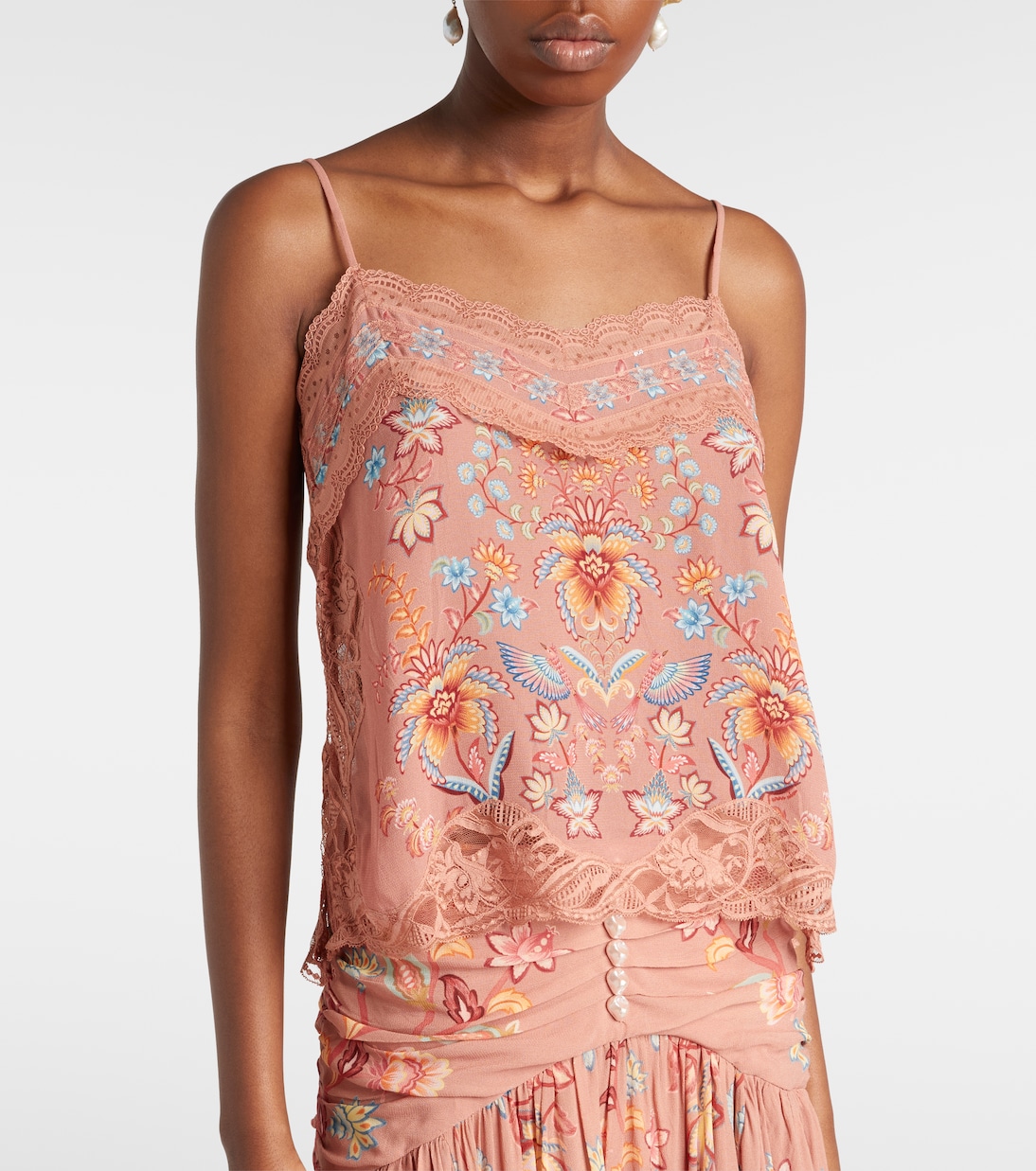 Caraco à dentelle et à fleurs | Farm Rio