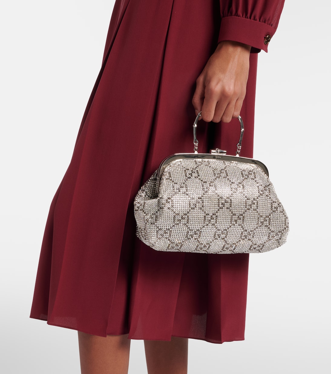 Clutch Evening Medium mit Kristallen | Gucci