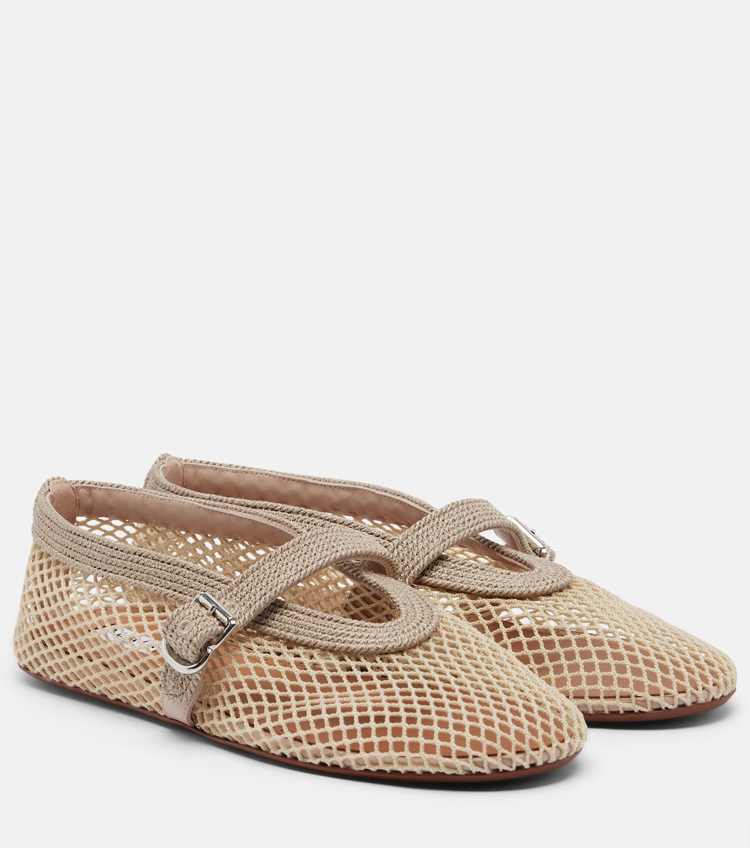 Fishnet Mary Jane flats | Alaïa