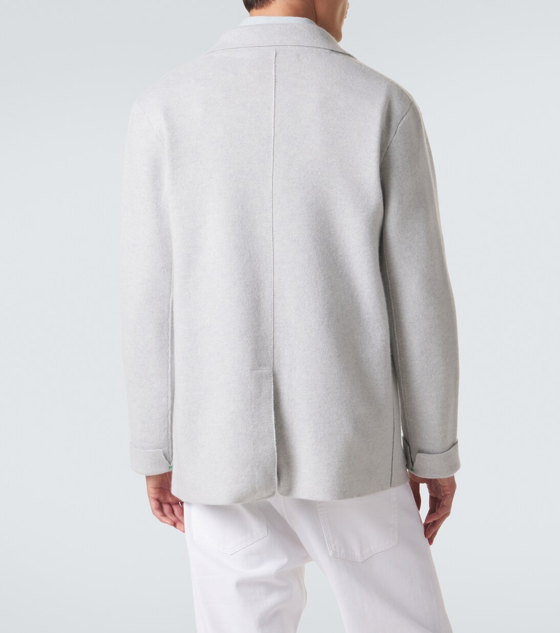 Cashmere blazer with amethyst | God's True Cashmere