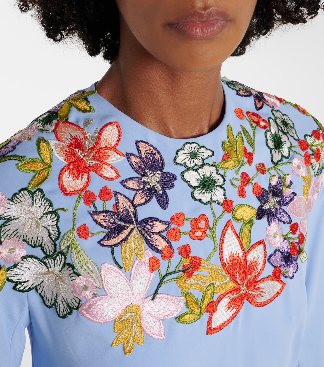 Embroidered gown | Costarellos