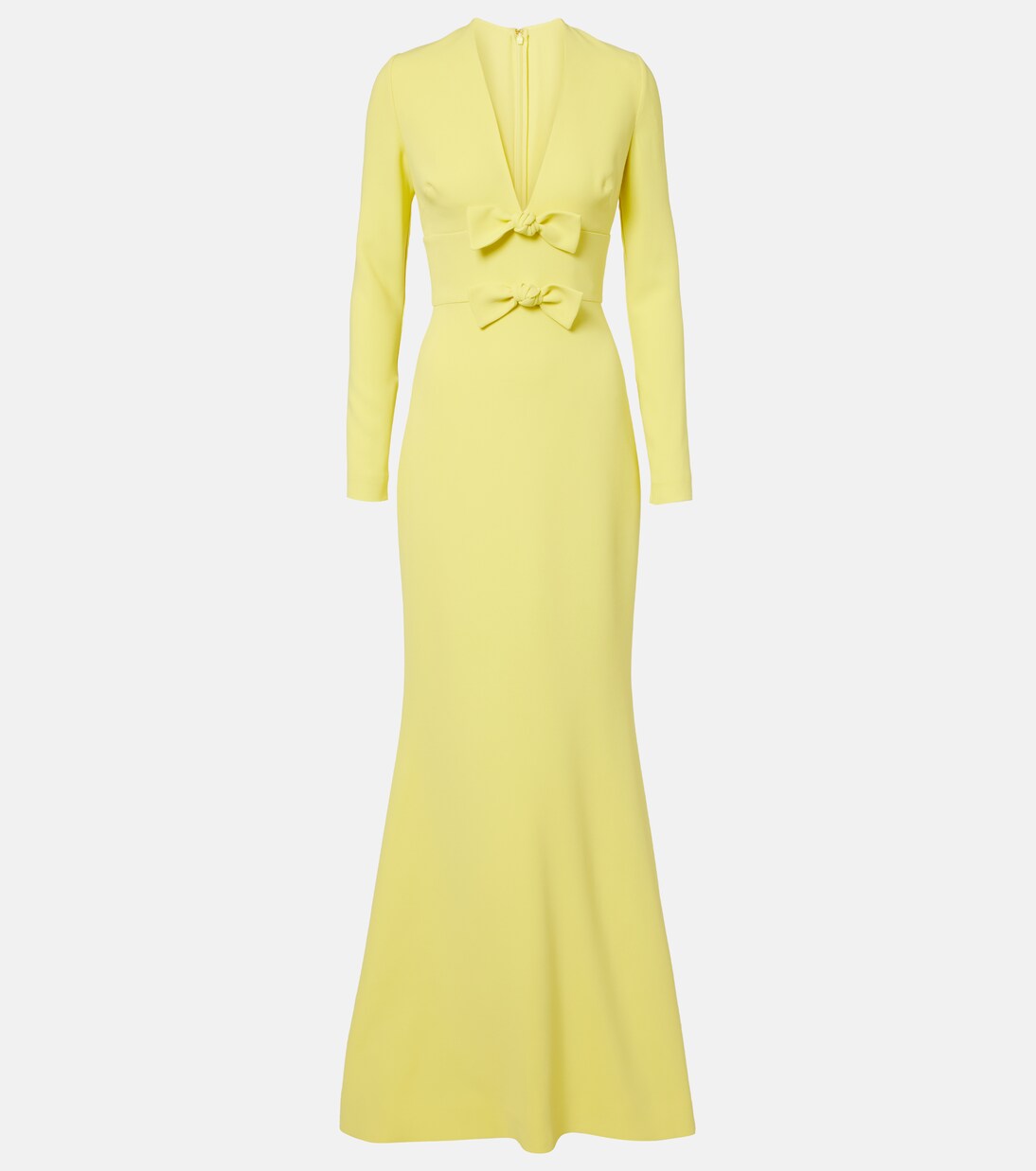 Bow-detail cady gown | Elie Saab