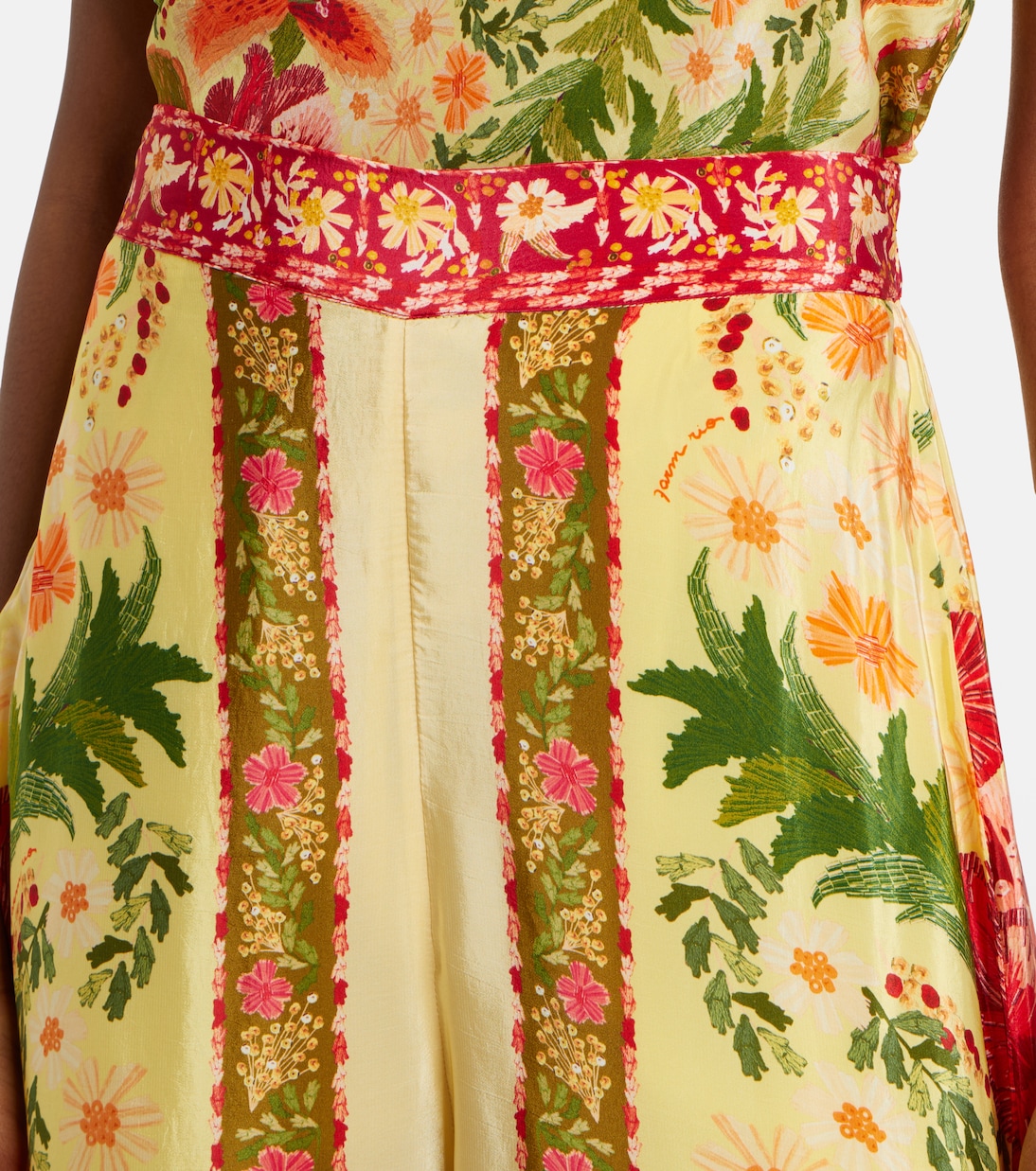 Weite Hose Stitched Garden | Farm Rio