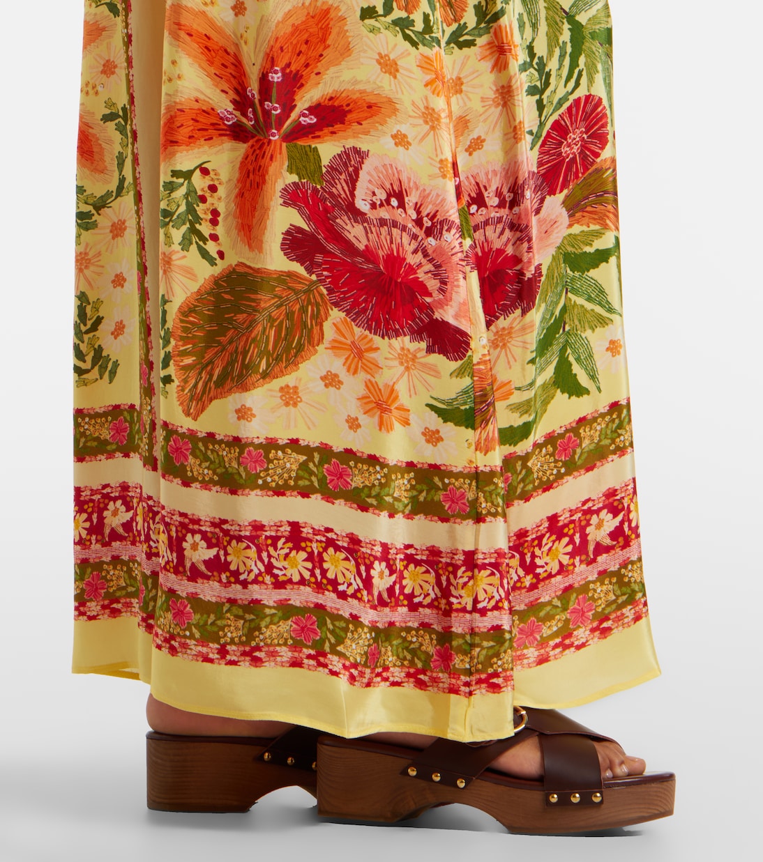 Weite Hose Stitched Garden | Farm Rio