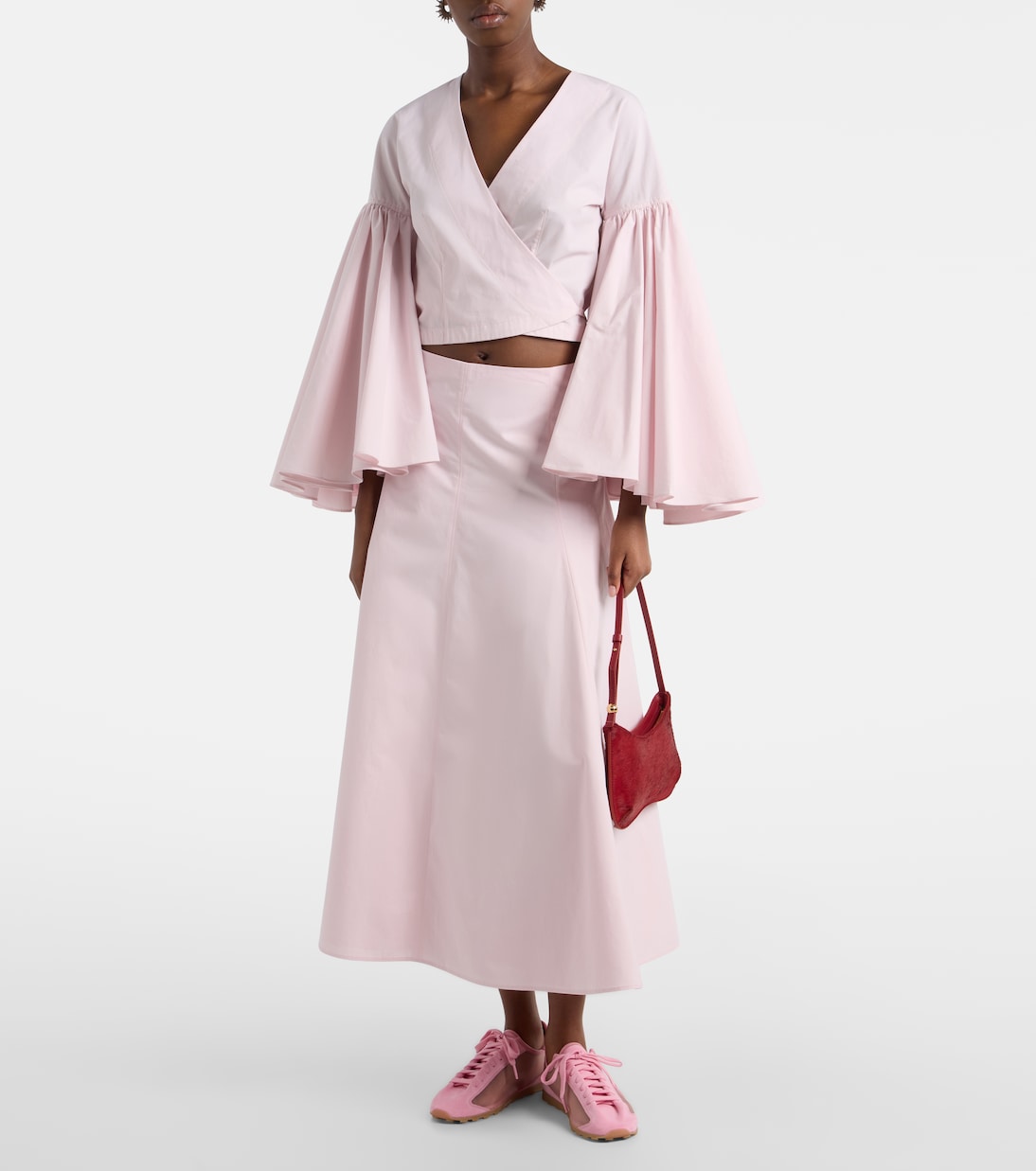 Tennis suede-trimmed sneakers | Jacquemus