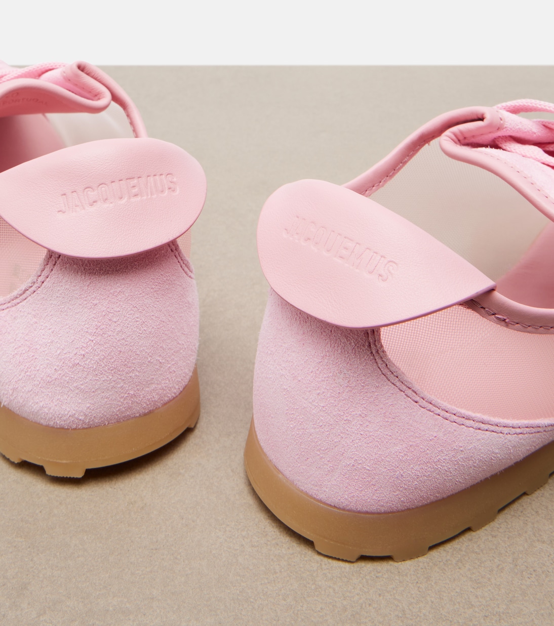 Tennis suede-trimmed sneakers | Jacquemus