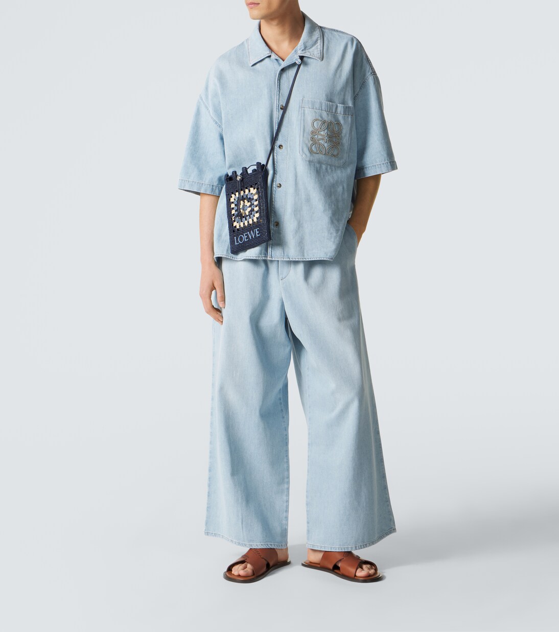 Paula's Ibiza Flex leather sandals | Loewe