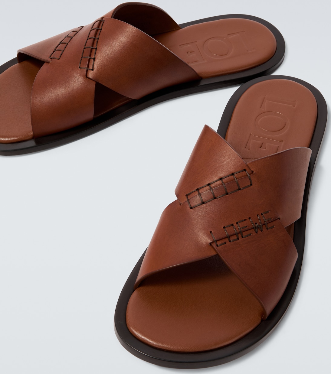 Paula's Ibiza Flex leather sandals | Loewe