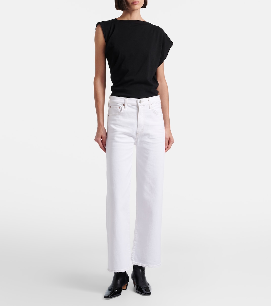Harper Crop wide-leg jeans | Agolde