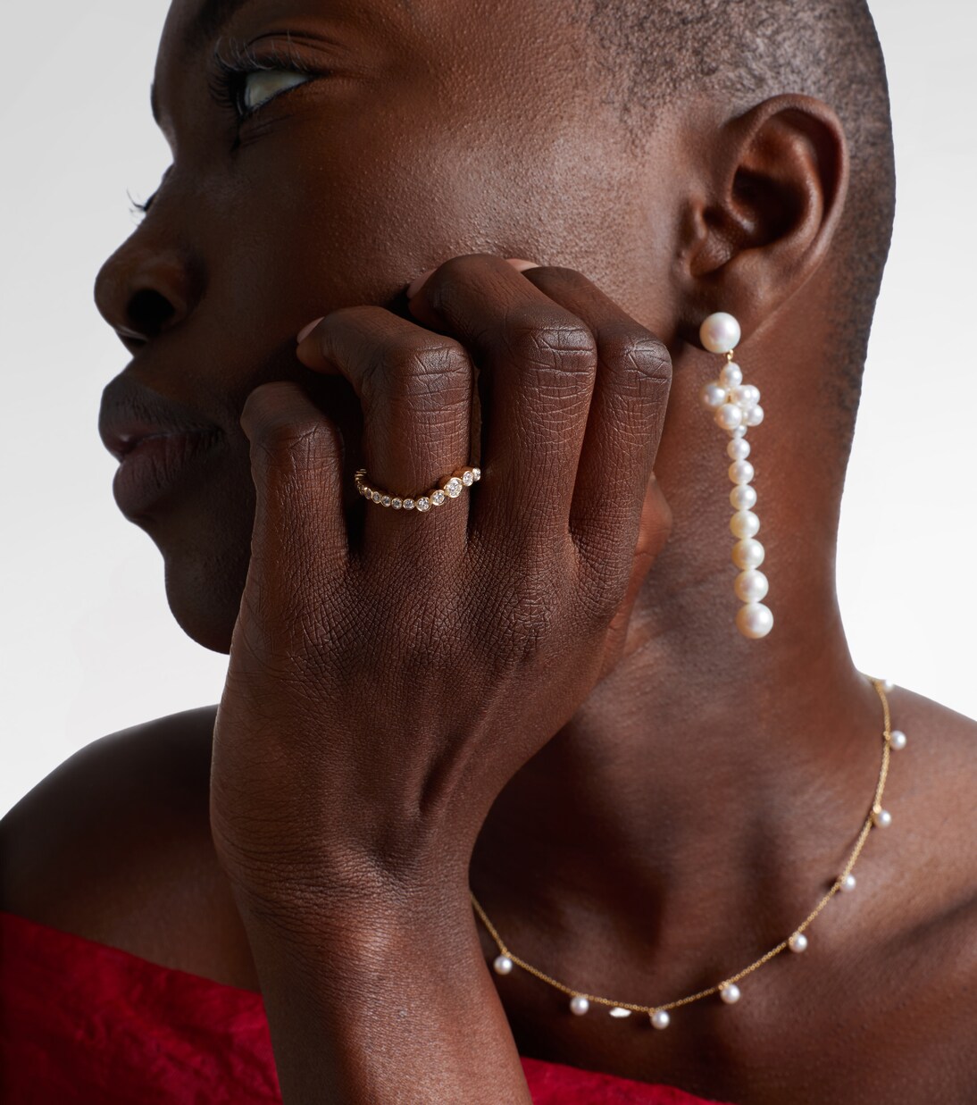 Sky Classic 18kt gold ring with diamonds | Sophie Bille Brahe
