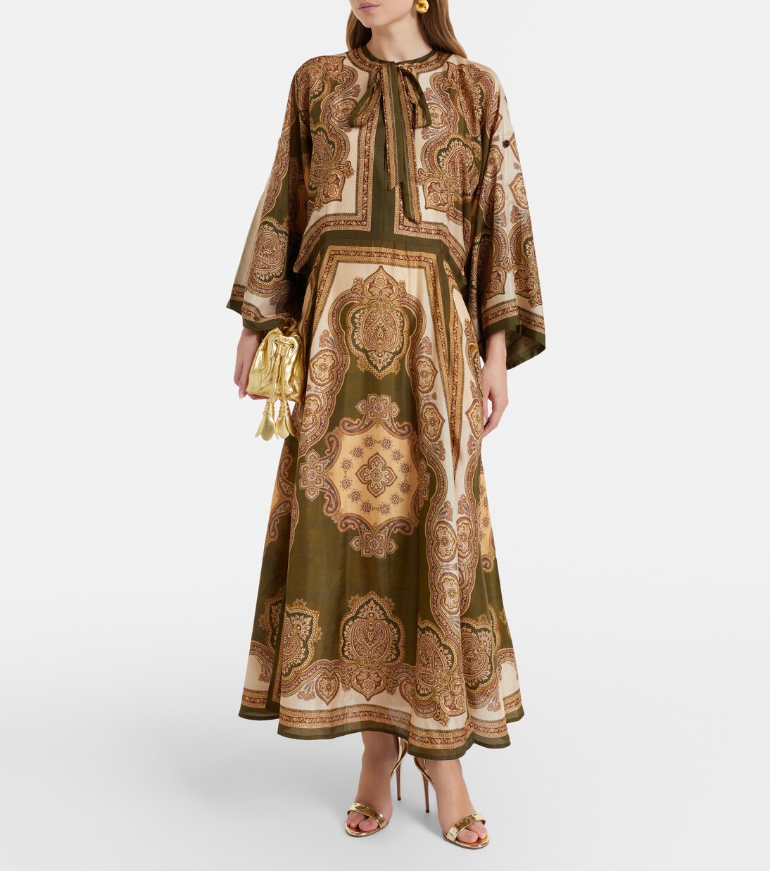 Midikleid Mahon aus Seide | Zimmermann