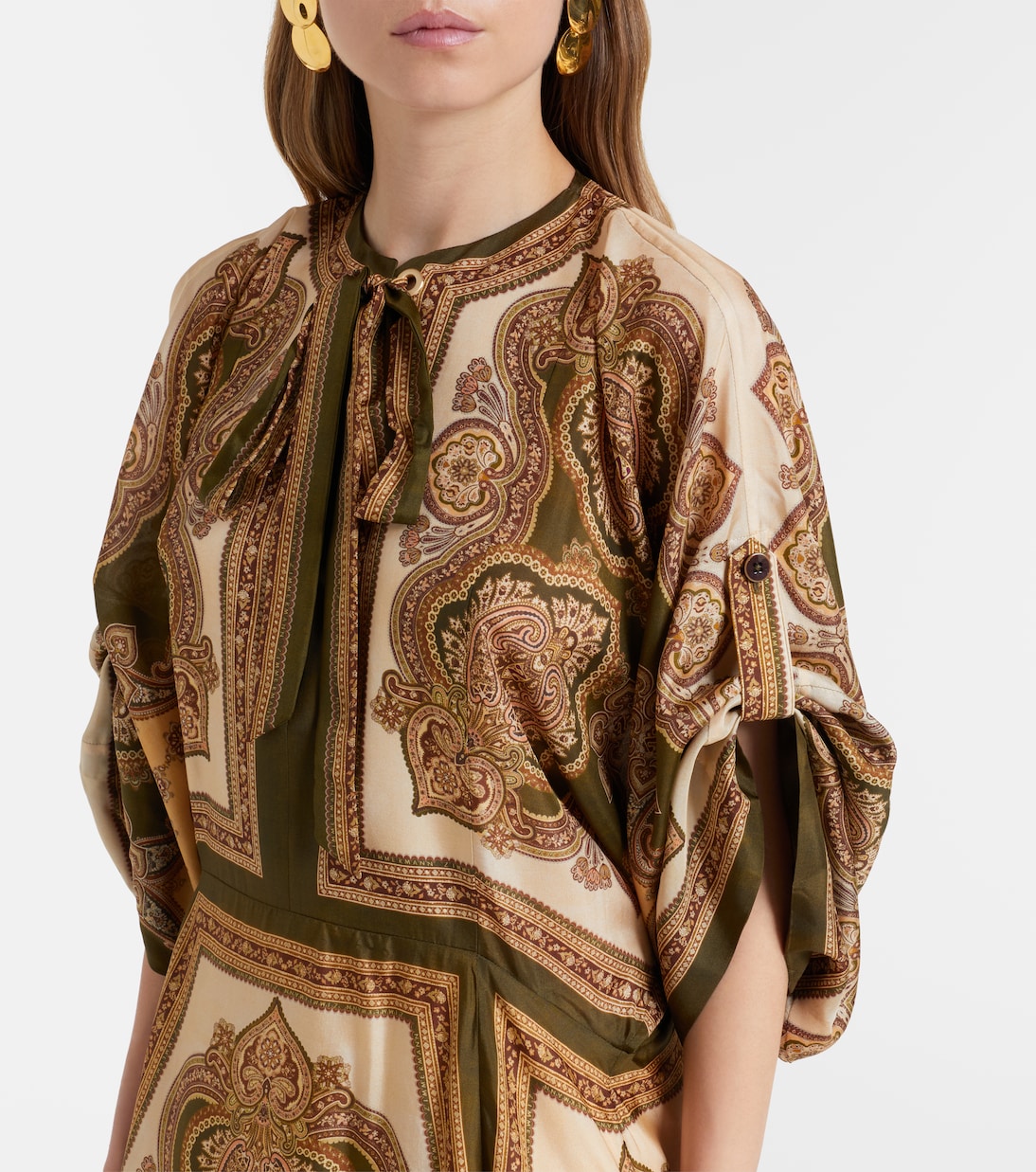 Midikleid Mahon aus Seide | Zimmermann