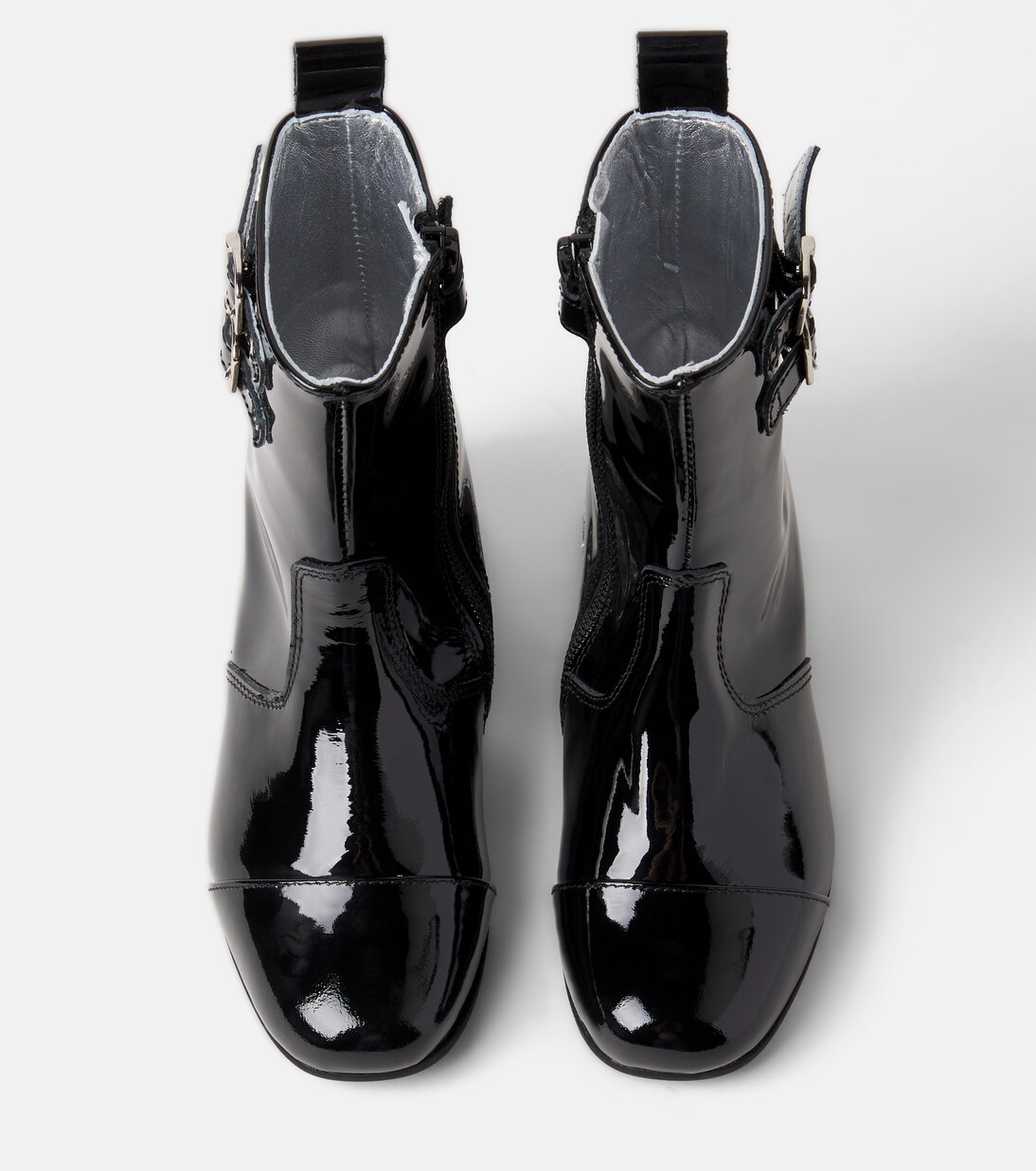 Botas de charol con glitter | Monnalisa