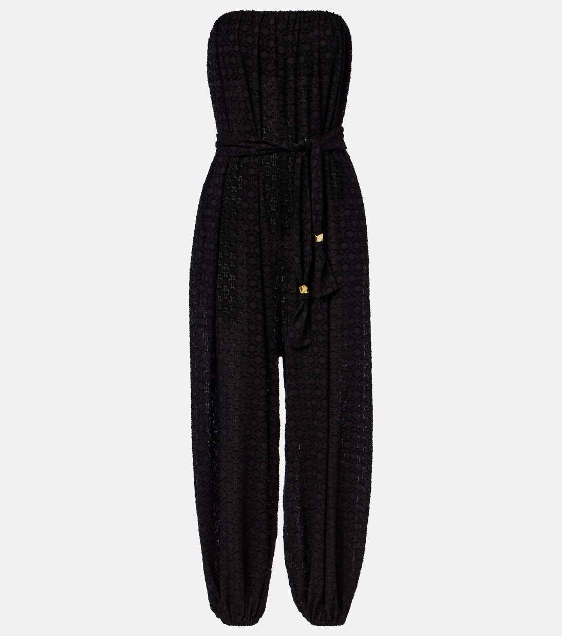 Evening silk and cotton jacquard jumpsuit | Eres