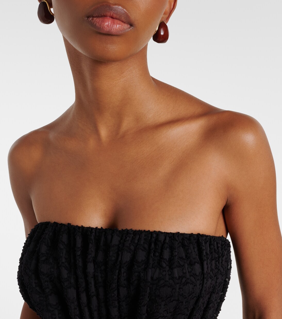 Evening silk and cotton jacquard jumpsuit | Eres