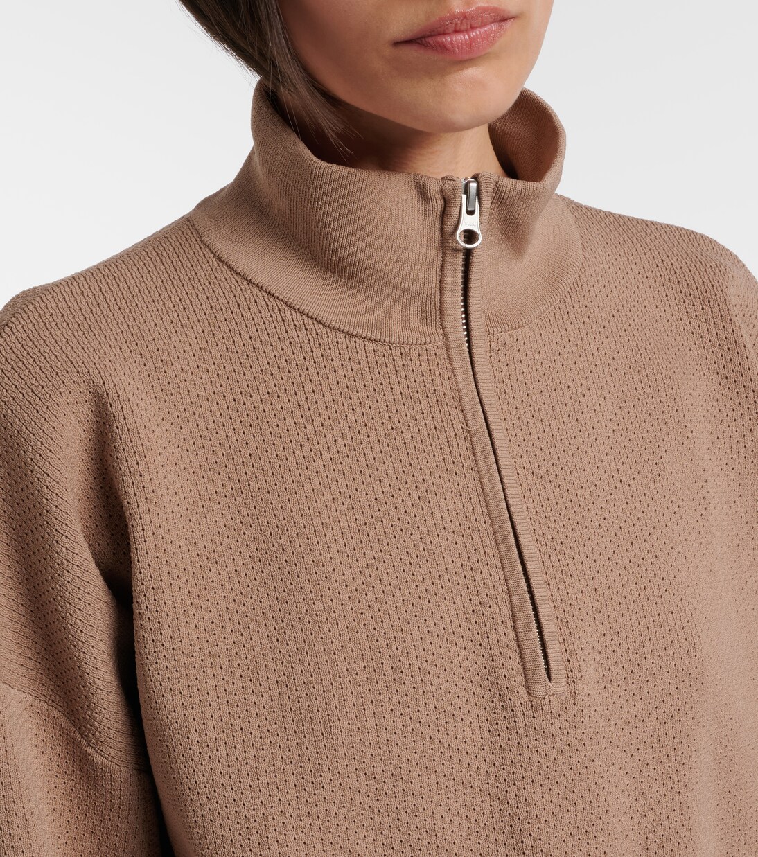 Veneto Carter knitted half-zip sweater | The Upside