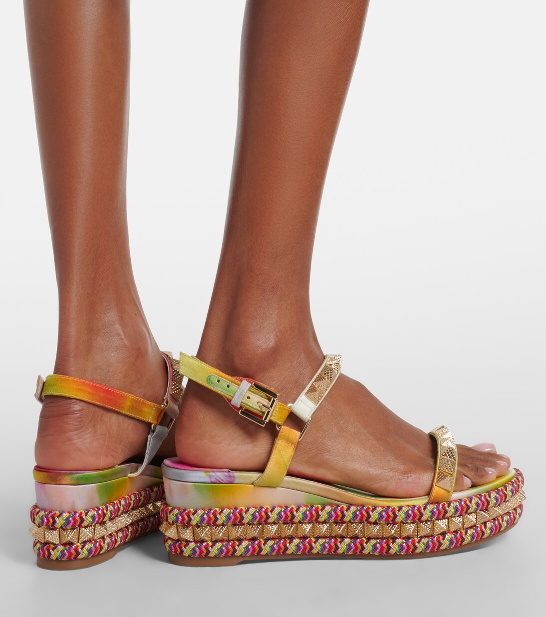 Espadrille-Wedges Pyra Clou | Christian Louboutin