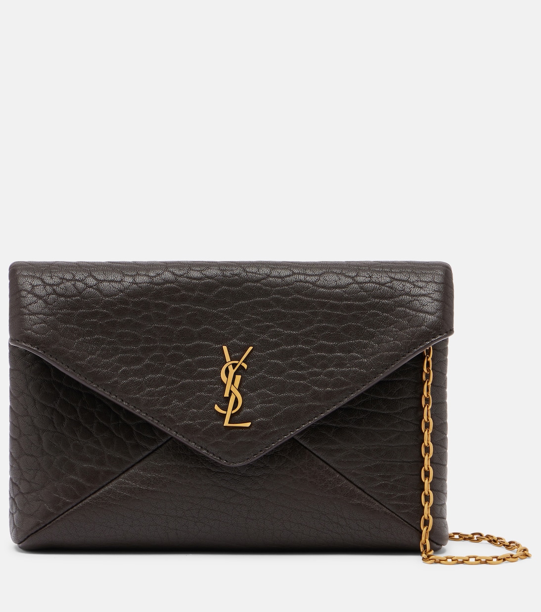 Cassandre Small leather clutch | Saint Laurent