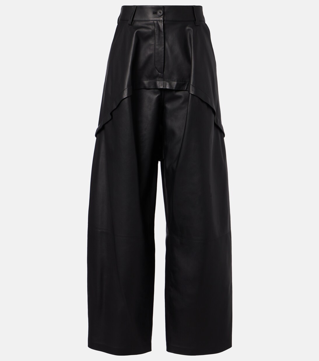 Weite Hose aus Leder | Loewe