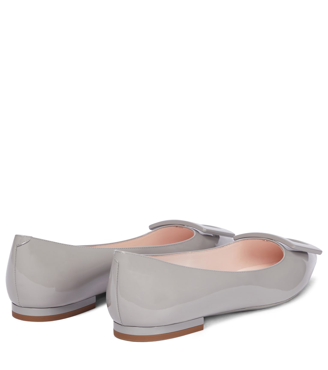Ballerines Gommettine Ball en cuir verni | Roger Vivier