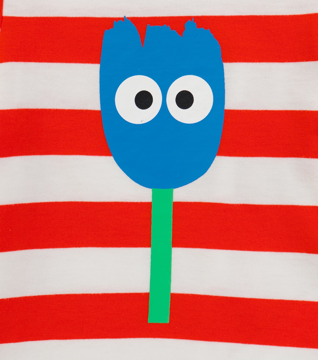 Baby printed striped cotton top | Stella McCartney Kids