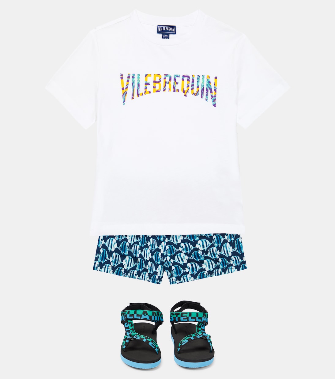 Joxer printed swim trunks | Vilebrequin Kids