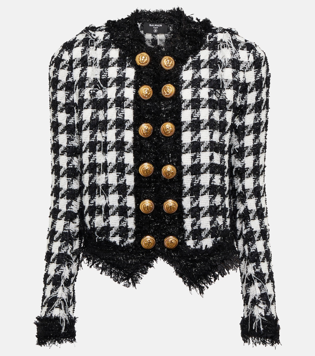 Houndstooth tweed jacket | Balmain