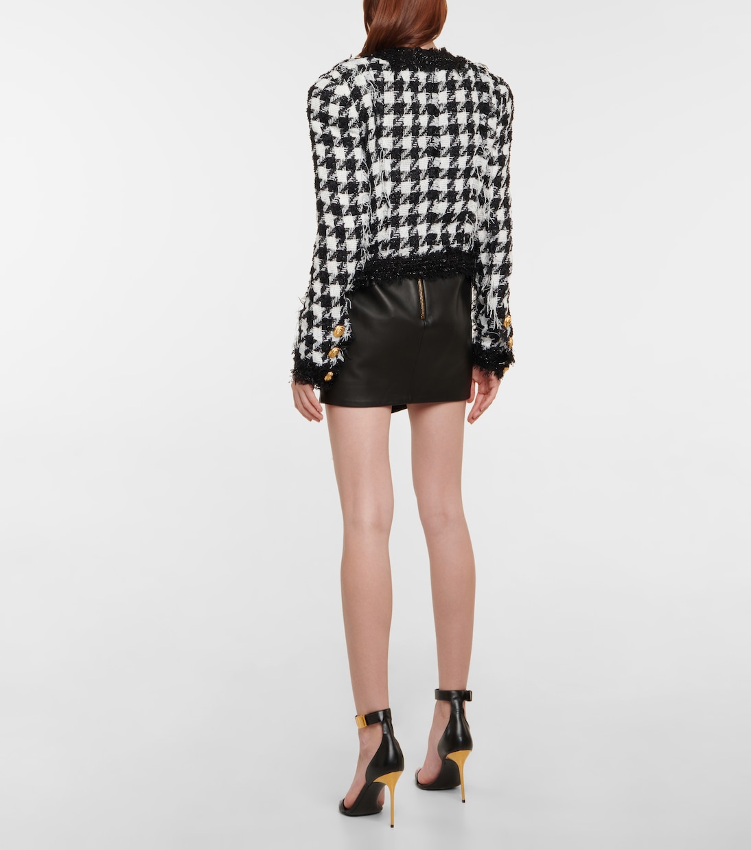 Houndstooth tweed jacket | Balmain
