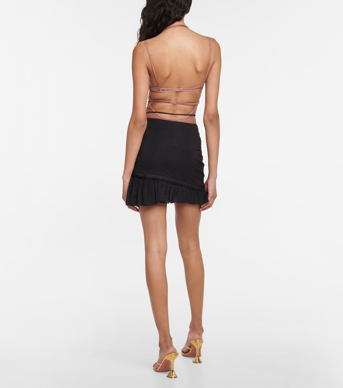 Body in tulle con cut-out | Nensi Dojaka