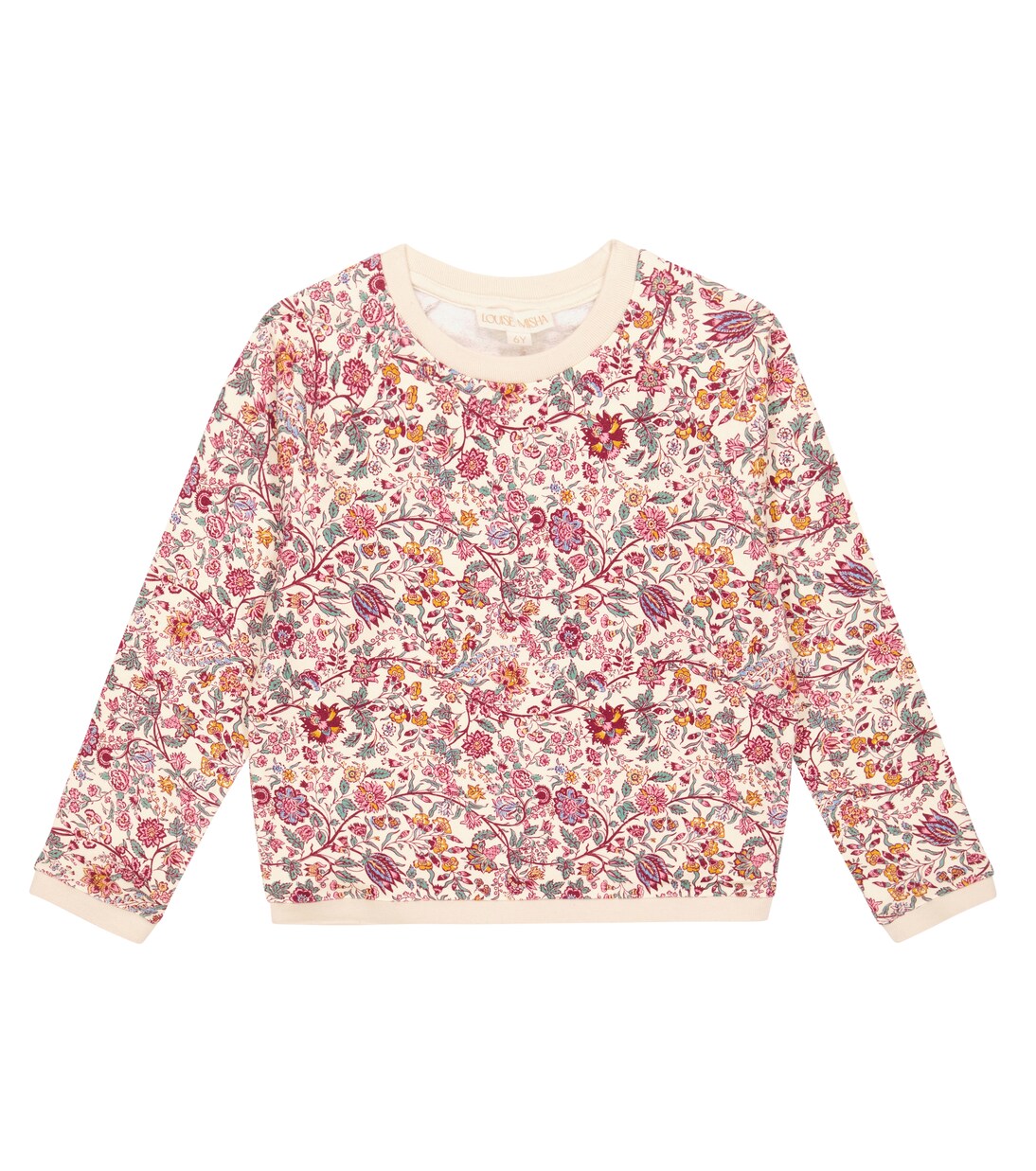 Sweat-shirt Kyra en coton à fleurs | Louise Misha