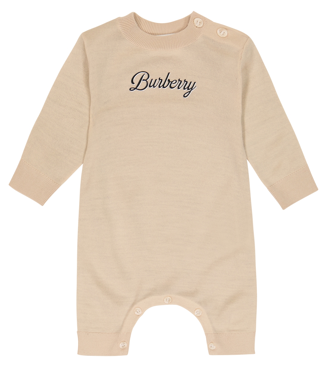 Baby - Tutina in lana con logo | Burberry Kids