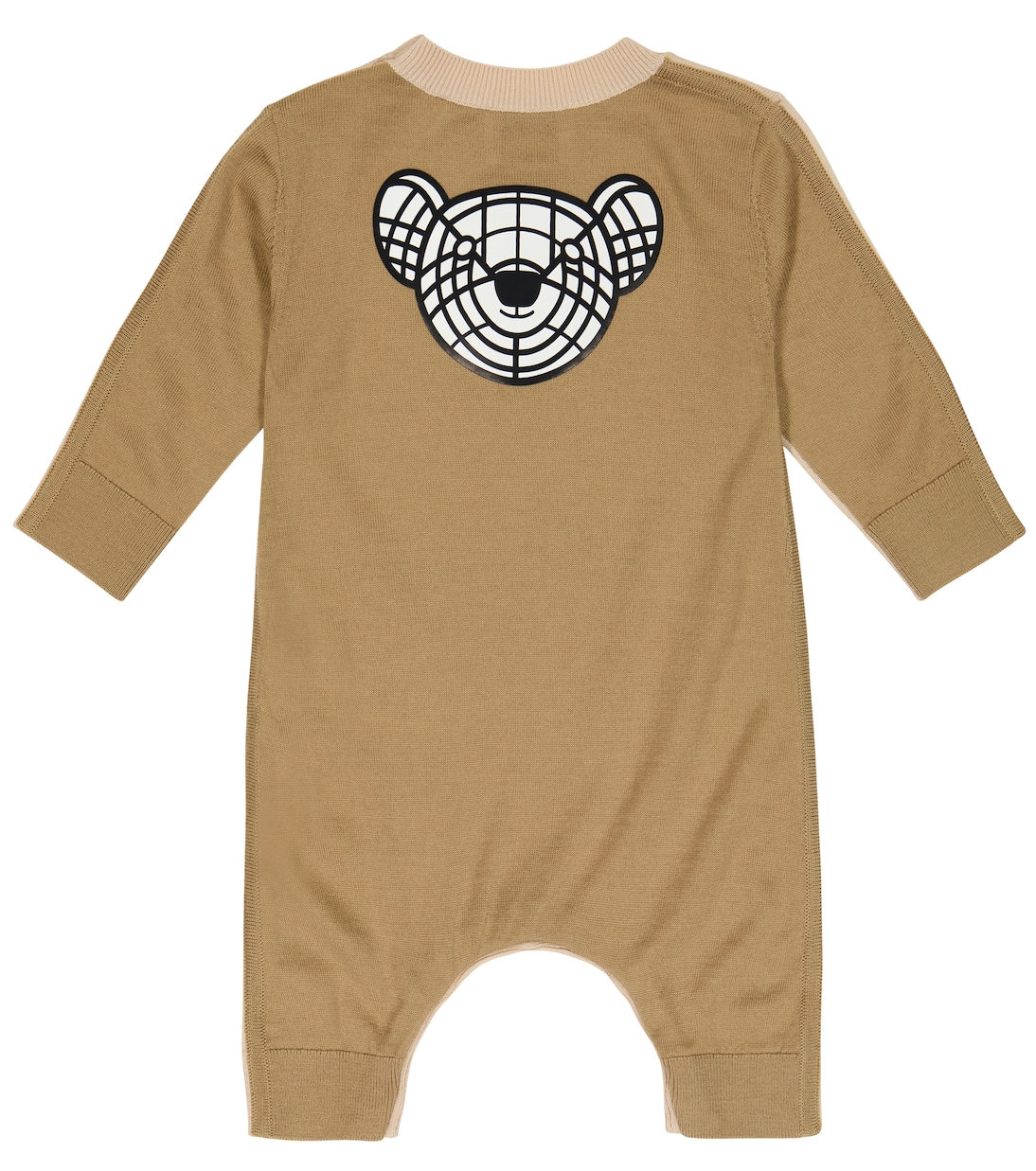 Baby - Tutina in lana con logo | Burberry Kids