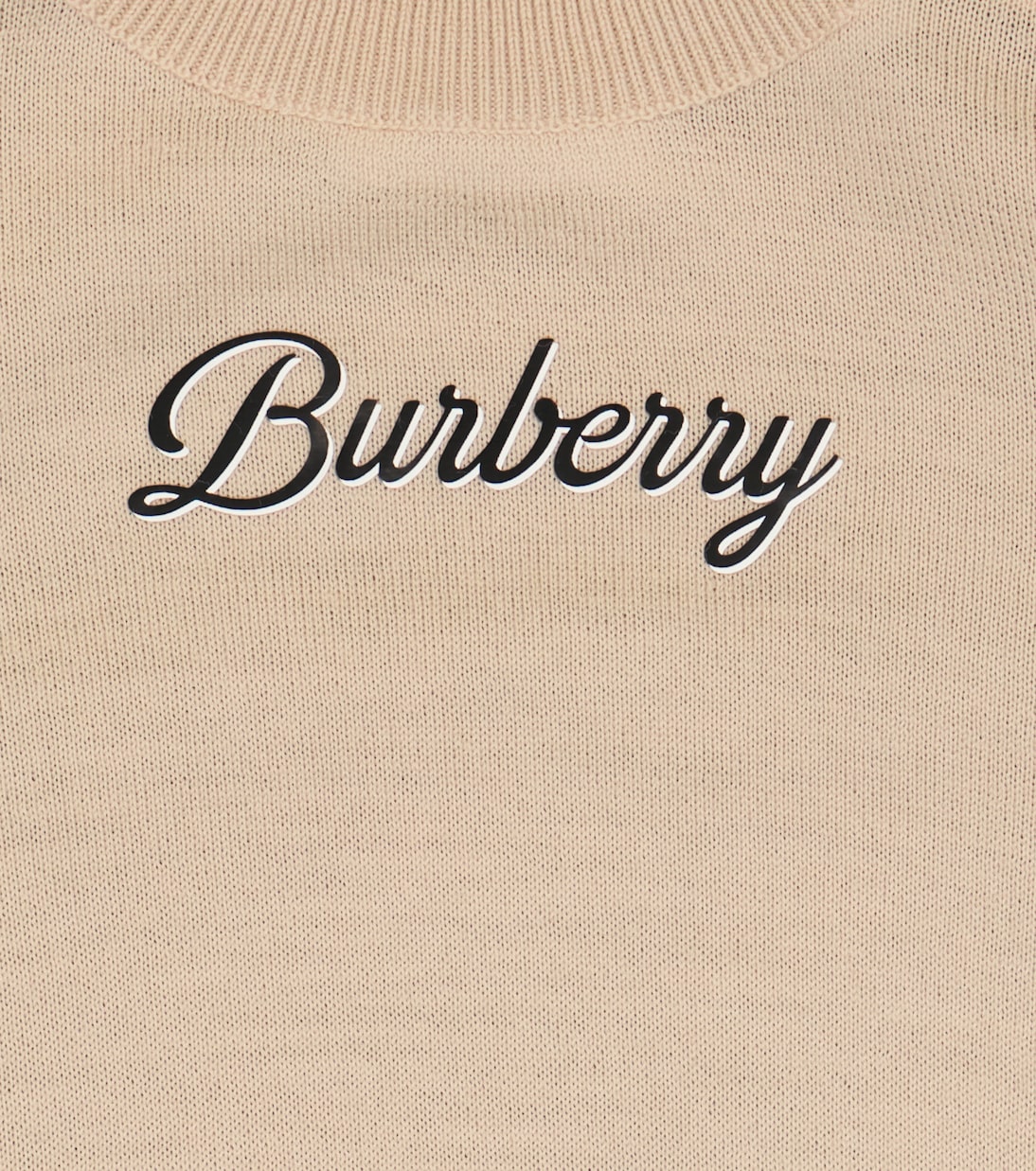 Baby - Tutina in lana con logo | Burberry Kids