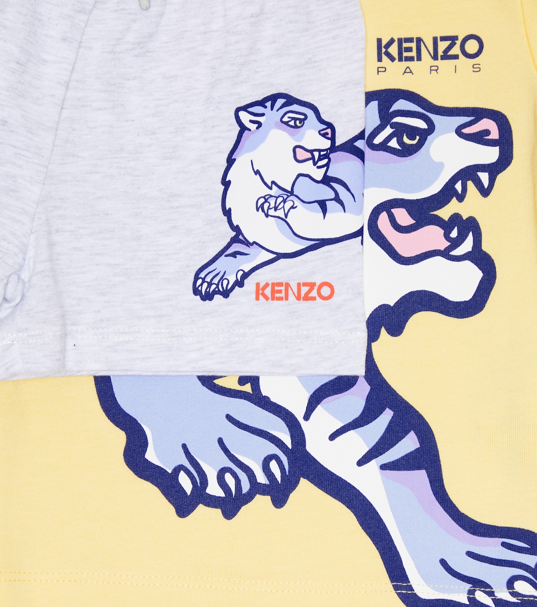 Baby printed cotton T-shirt and shorts | Kenzo Kids