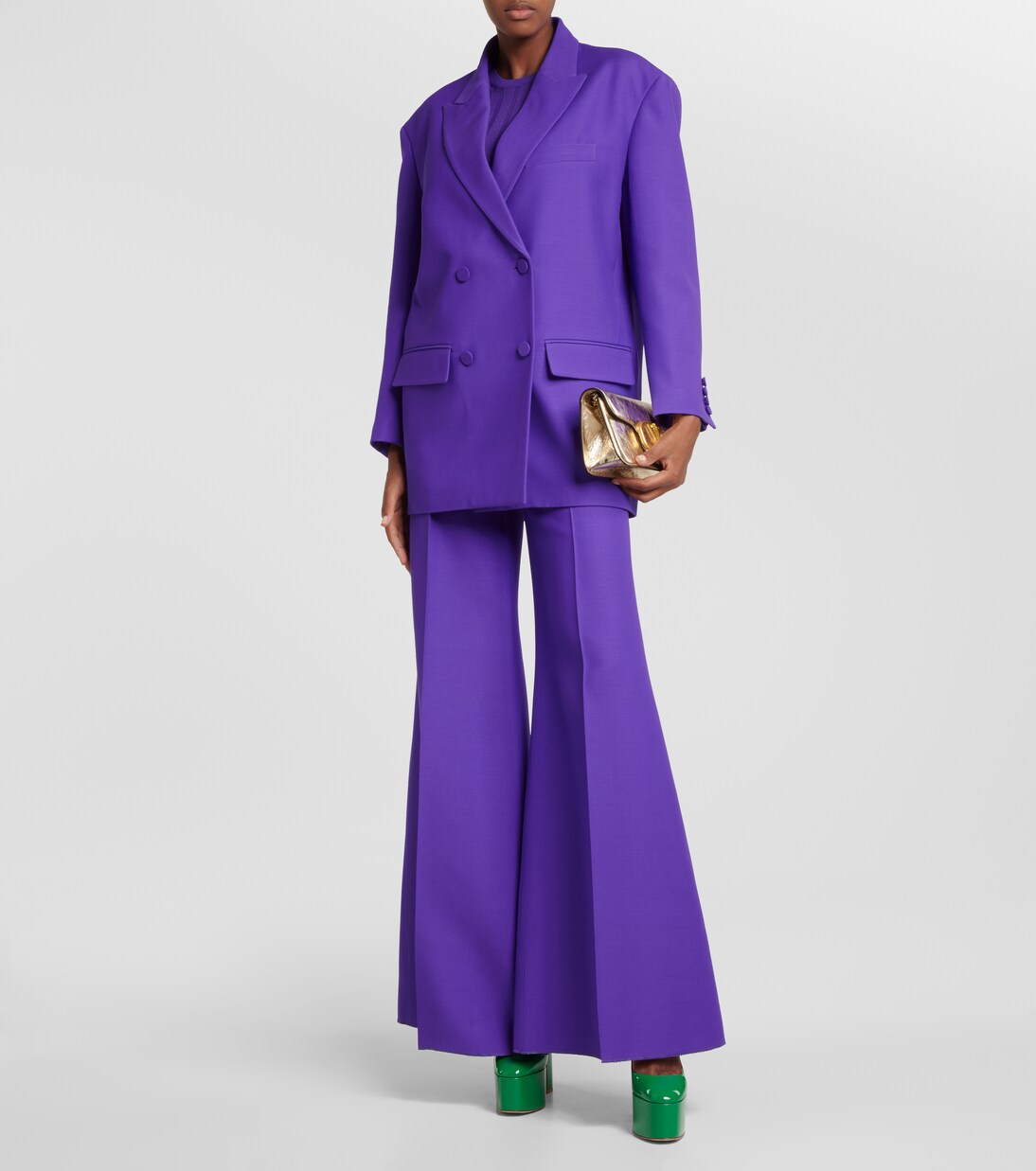 Tan-Go 155 leather platform pumps | Valentino Garavani