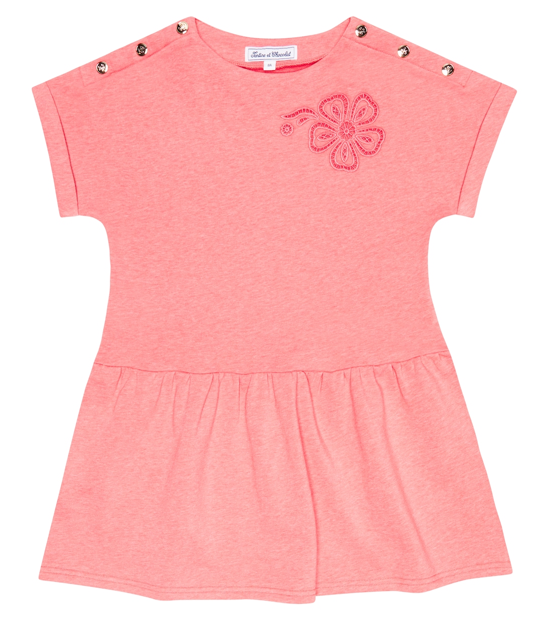 Embroidered cotton-blend dress | Tartine et Chocolat