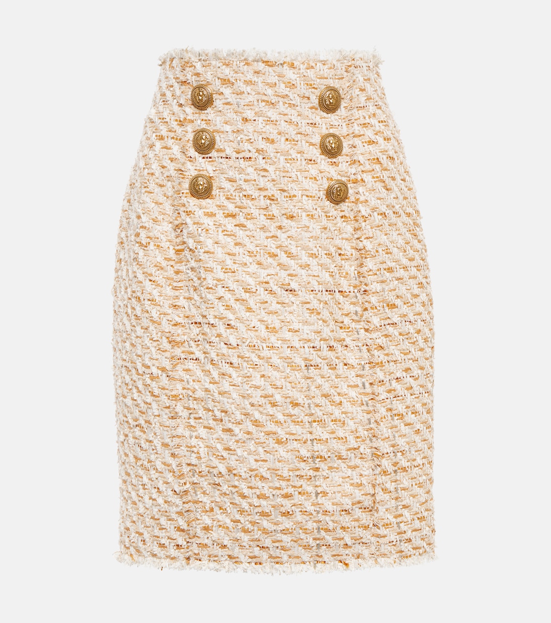 High-rise tweed miniskirt | Balmain
