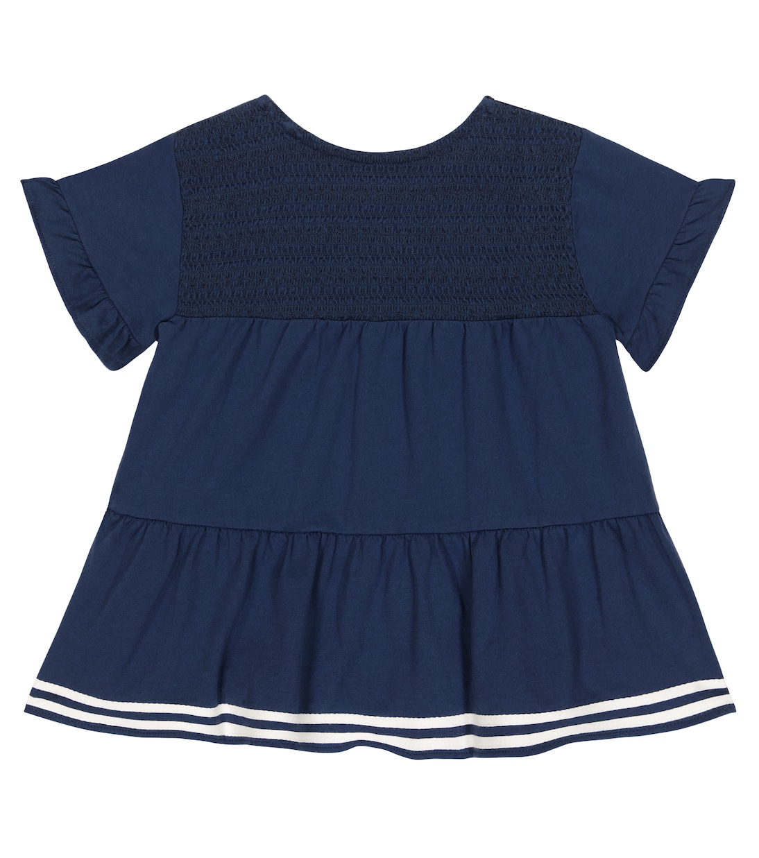 Ruffle-trimmed cotton dress | Polo Ralph Lauren Kids