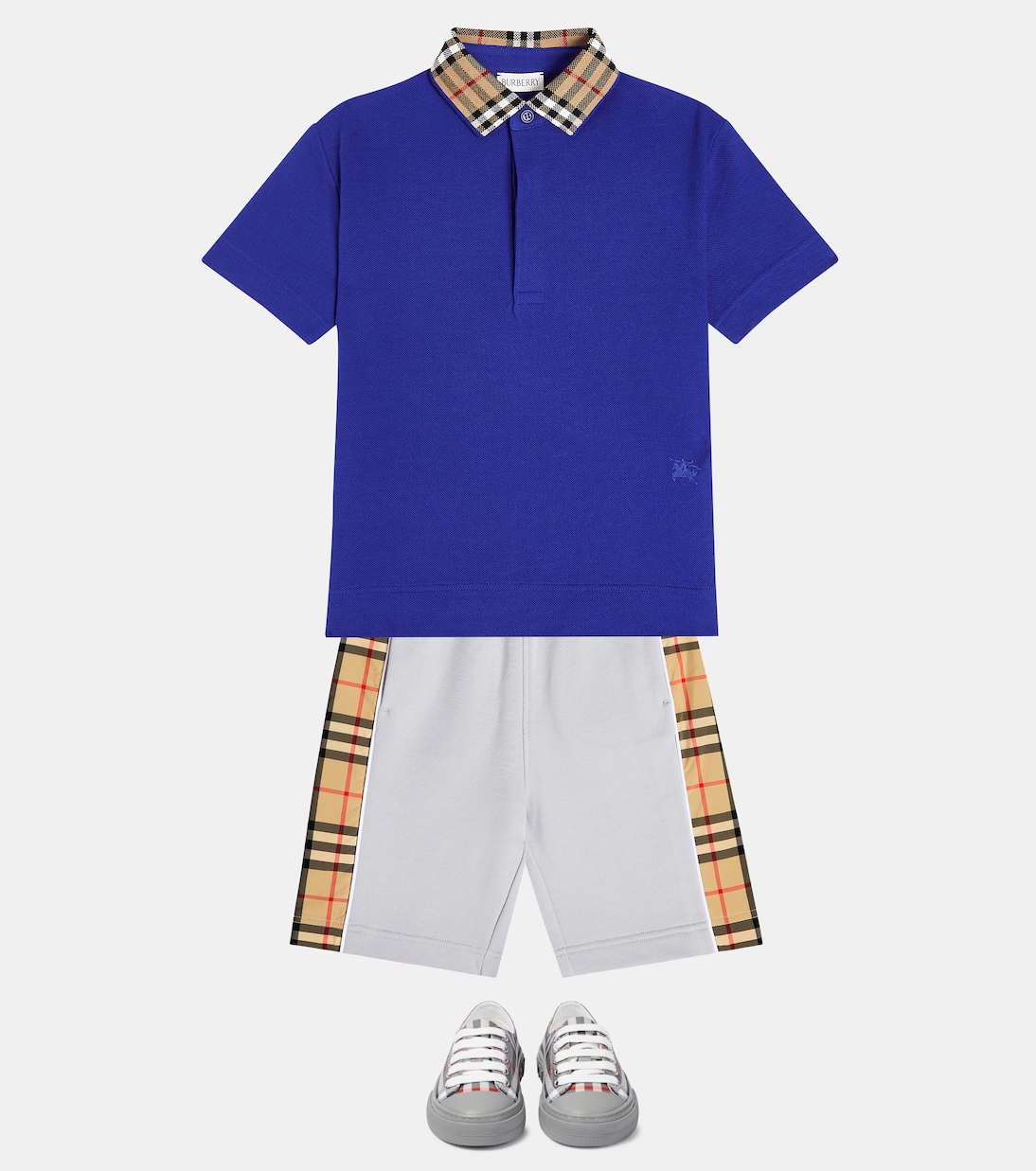 Vintage Check cotton shorts | Burberry Kids